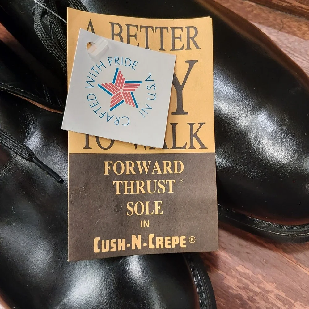 Work America Biltrite Mens USPS Postal Chukka Boots Black Leather 12 3E USA Made